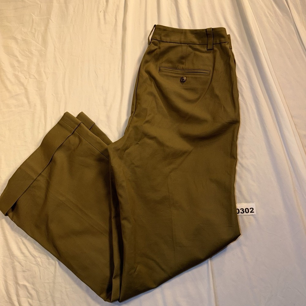 Lauren Ralph Lauren Premium Women's Flat Front Cuffed Wide Leg Dress Pants Sz 12